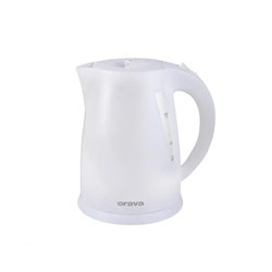 Orava VK-3117 W varná konvice 2000 W, 1.7 l, automatické vypnutí, bílá