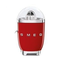 Smeg CJF11RDEU citrusový odšťavňovač, 70 W, manuální tlak, univerzální kužel z nerezové oceli, červený