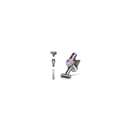 Dyson Car+Boat ruční vysavač, šedá/fialová, výdrž až 50 min, 2 Tier Radial, sací výkon 115 aW, plně utěsněná filtrace