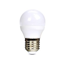 Solight LED žárovka, miniglobe, 6W, E27, 3000K, 510lm