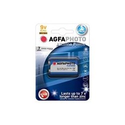 AgfaPhoto Power alkalická baterie 9V, blistr 1ks