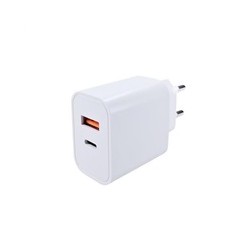 Solight USB A+C 20W fast charger univerzální napájecí adaptér