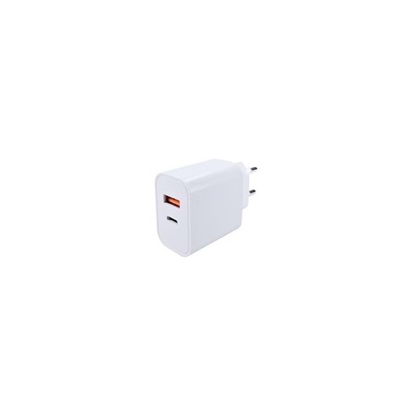 Solight USB A+C 20W fast charger univerzální napájecí adaptér