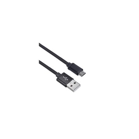 Solight USB kabel, USB 2.0 A konektor - USB B micro konektor, blistr, 1m