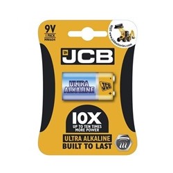 JCB OXI ULTRA alkalická baterie 6LR61/9V, blistr 1 ks