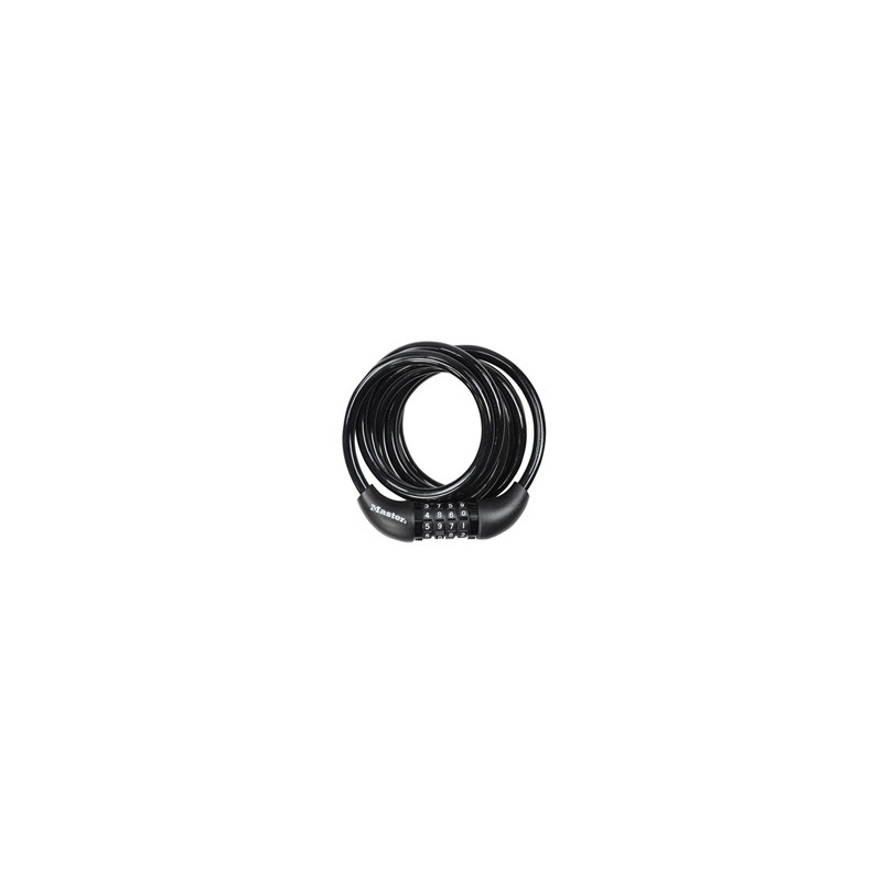 Master Lock Spirálový kombinační zámek na kolo 8221EURDPRO - 1,8m