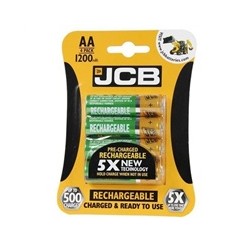 JCB RTU NiMH AA/R06, min.1200mAh, přednabitá, blistr 4 ks