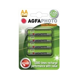 AgfaPhoto nabíjecí NiMH baterie AA, 2300mAh, blistr 4ks
