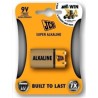 JCB SUPER alkalická baterie 6LR61/9V, blistr 1 ks