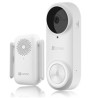 BAZAR - Ezviz DB2 3K - baterií napájený vstupní wi-fi videozvonek - bílý - Po opravě (Komplet)