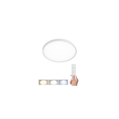Solight LED osvětlení s dálkovým ovladačem Estela White, 50W, 5400lm, 60cm, URG 19, závěsné i přisazené