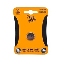 JCB knoflíková lithiová baterie CR2032, blistr 1 ks