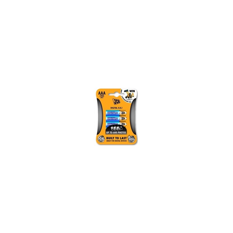 JCB OXI DIGITAL alkalická baterie LR03, blistr 4 ks
