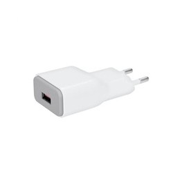 Solight USB nabíjecí adaptér, fast charge: 1x USB Qualcomm, 5V2A/9V1.5A/12V1A, AC 230V, bílošedý