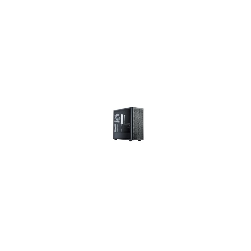 Cooler Master case Elite 502 Lite, Průhledná bočnice, ATX, 1x 120mm Fan, černá