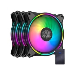 Cooler Master ventilátor MasterFan MF120 Halo 3in1, 3x120mm, ARGB, černá