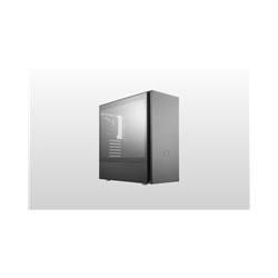 Cooler Master case Silencio S600 TG, ATX, Průhledná bočnice, 2x 120mm Fan, Černá