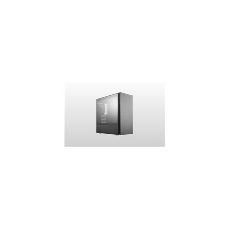 Cooler Master case Silencio S600 TG, ATX, Průhledná bočnice, 2x 120mm Fan, Černá