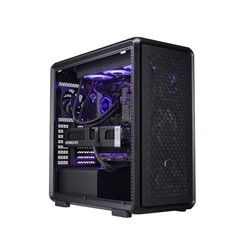 Cooler Master case MasterFrame 600 Black, Průhledná bočnice, ATX, 3x 140mm Fan, 1x 120mm Fan, Černá