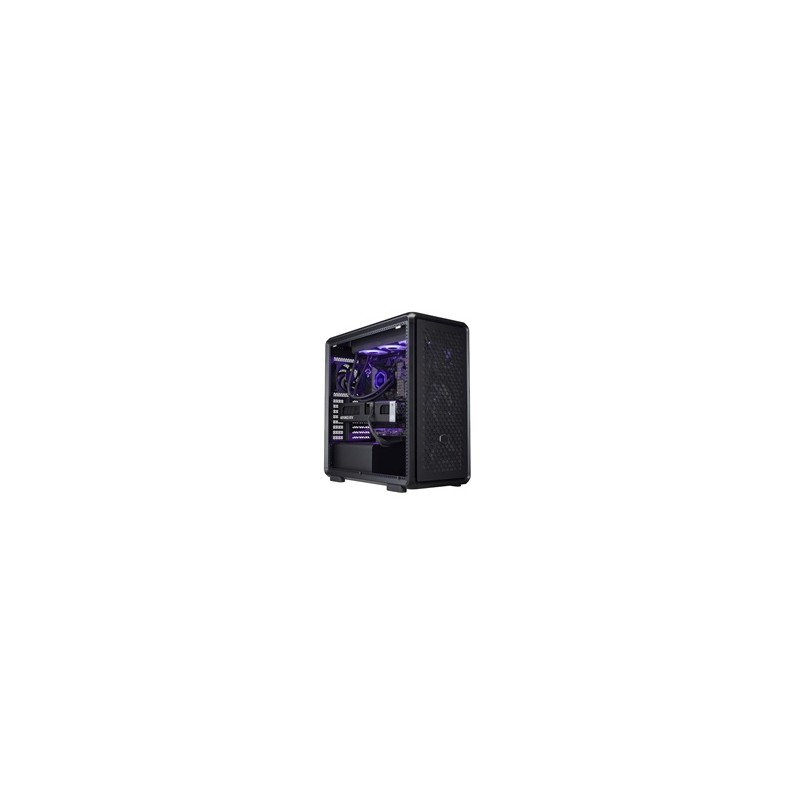 Cooler Master case MasterFrame 600 Black, Průhledná bočnice, ATX, 3x 140mm Fan, 1x 120mm Fan, Černá