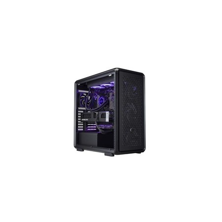 Cooler Master case MasterFrame 600 Black, Průhledná bočnice, ATX, 3x 140mm Fan, 1x 120mm Fan, Černá