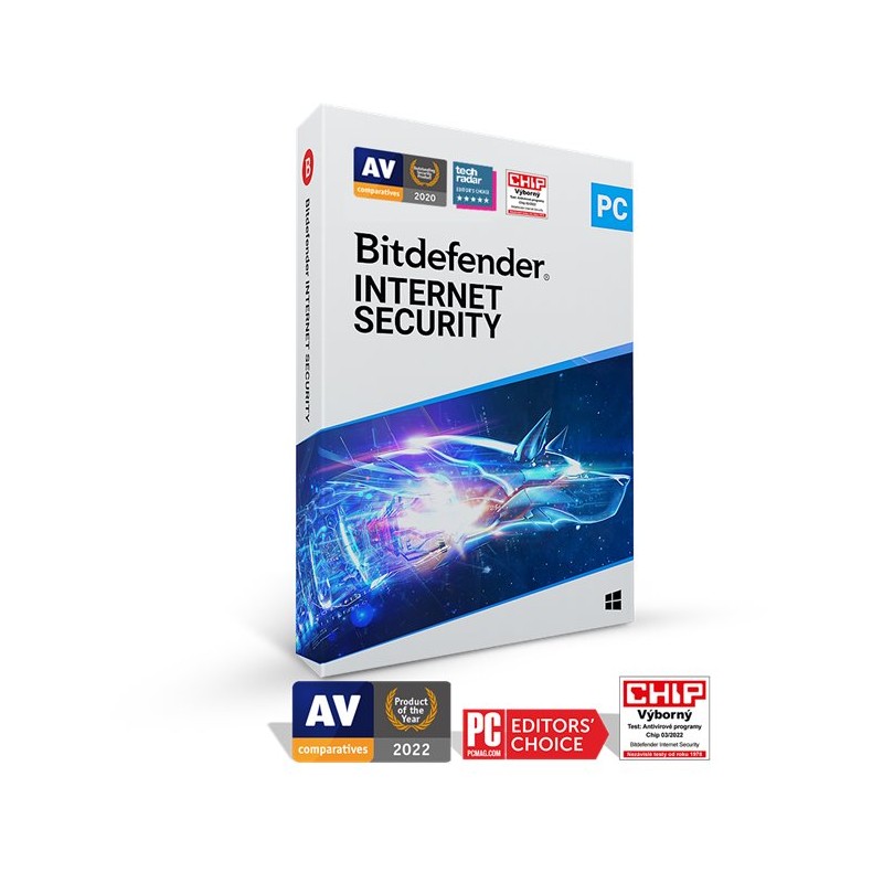 Bitdefender Internet Security - 5PC na 2 roky - elektronická licence do emailu
