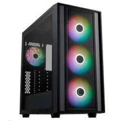 Cooler Master case MasterBox 600, ATX, Průhledná bočnice, 3x 140mm ARGB Fan, 1x 120mm ARGB Fan, ARGB Hub, Černá