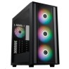 Cooler Master case MasterBox 600, ATX, Průhledná bočnice, 3x 140mm ARGB Fan, 1x 120mm ARGB Fan, ARGB Hub, Černá