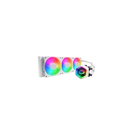 Cooler Master vodní chladič MasterLiquid 360 Core II, 3x120mm, LGA1851, AM5, bílá