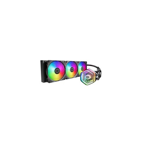 Cooler Master vodní chladič MasterLiquid 360 Atmos ARGB, 3x120mm, LGA1851, AM5, černá