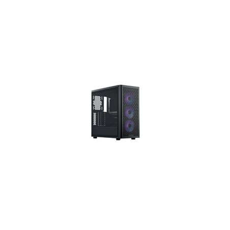 Cooler Master case Elite 502, Průhledná bočnice, ATX, 3x 120mm ARGB Fan, černá
