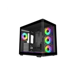 Cooler Master case Elite 600, ATX, Průhledná bočnice, 7x 120mm ARGB Fan, Černá