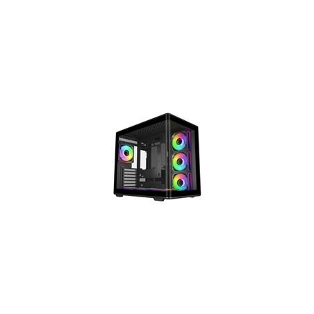 Cooler Master case Elite 600, ATX, Průhledná bočnice, 7x 120mm ARGB Fan, Černá