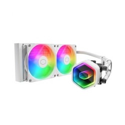 Cooler Master vodní chladič MasterLiquid 240 Core II, 2x240mm, LGA1851, AM5, bílá