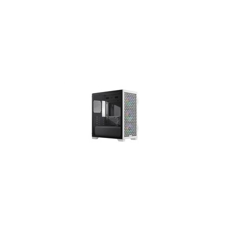 Cooler Master case Elite 302 White, Průhledná bočnice, mATX, 3x 120mm ARGB Fan, bílá
