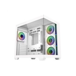 Cooler Master case Elite 681, ATX, Průhledná bočnice, 4x 120mm ARGB Fan, Bílá