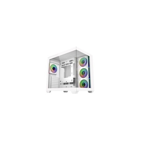 Cooler Master case Elite 681, ATX, Průhledná bočnice, 4x 120mm ARGB Fan, Bílá