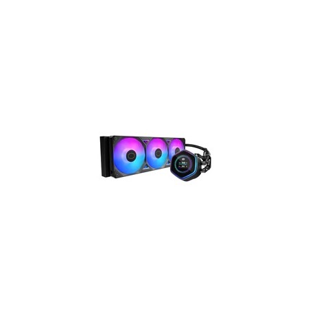 Cooler Master vodní chladič MasterLiquid Atmos II LCD 360, 3x120mm, LGA1851, AM5, černá
