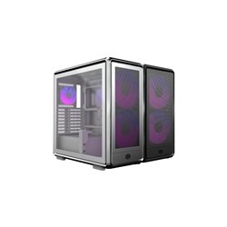 Cooler Master case MasterFrame 600 Mesh Black ARGB, Průhledná bočnice, ATX, 2x 200mm ARGB Fan, 1x 120mm ARGB Fan, Černá