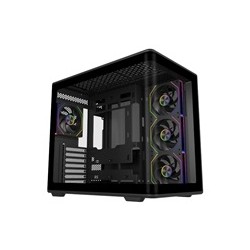 Cooler Master case Elite 600, ATX, Průhledná bočnice, 4x 120mm Fan, Černá