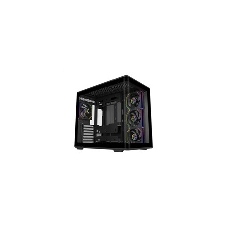 Cooler Master case Elite 600, ATX, Průhledná bočnice, 4x 120mm Fan, Černá