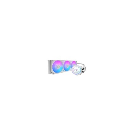 Cooler Master vodní chladič MasterLiquid Atmos II LCD 360, 3x120mm, LGA1851, AM5, bílá