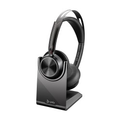 Poly Voyager 4320 bezdrátová náhlavní souprava, BT700 USB-C adaptér, stereo, nabíjecí stojánek