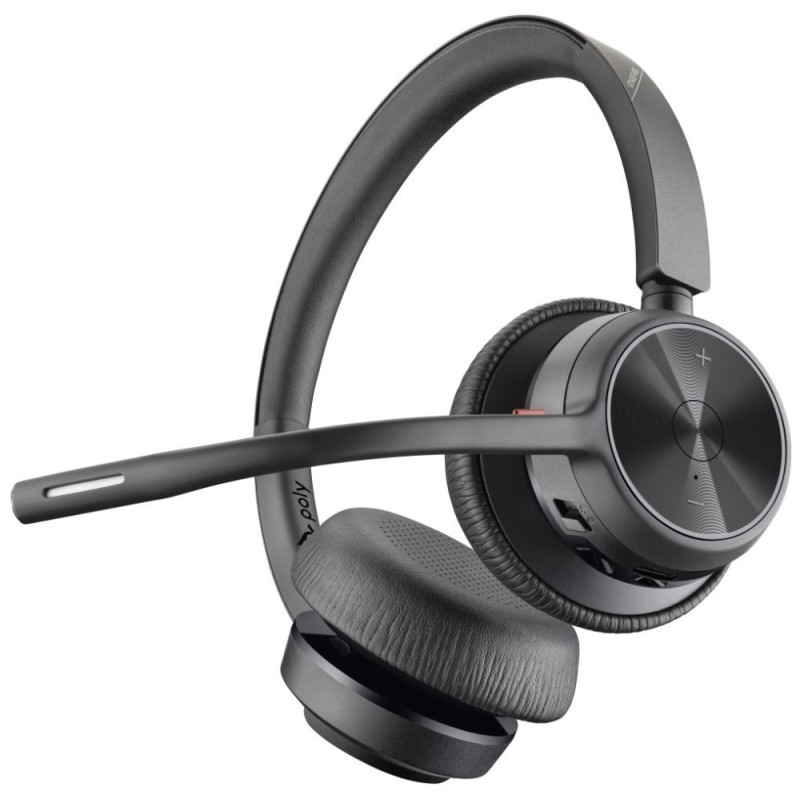 Poly Voyager 4320 bezdrátová náhlavní souprava, BT700 USB-A adaptér, stereo, nabíjecí stojánek