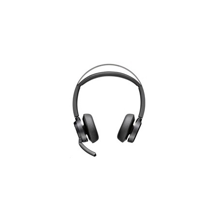 Poly Voyager Focus 2 bezdrátová náhlavní souprava, USB-A/C adaptér, stereo
