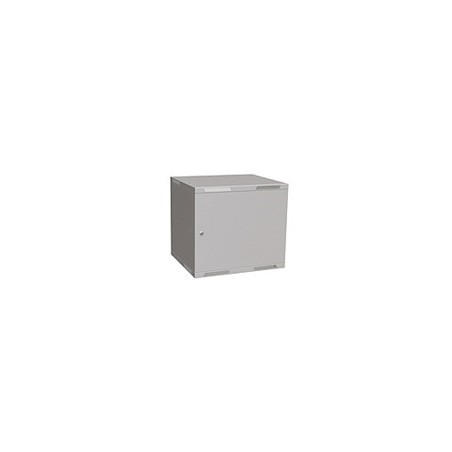 Solarix rozvaděč nástěnný skládaný SENSA LITE 9U 450mm, dveře plech, RAL 7035