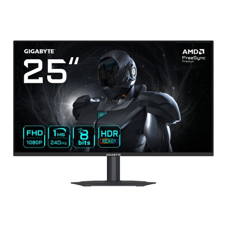 GIGABYTE LCD - 24,5" Gaming monitor G25F2A, IPS, 1920x1080 FHD, 240Hz, 1000:1, 300cd/m2, 1ms, 2xHDMI, 1xDP