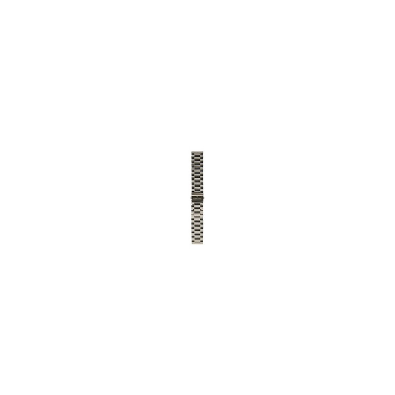 Garett univerzální řemínek 22 mm, stříbrný kovový, typ Solid