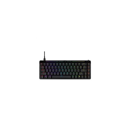 ASUS Klávesnice ROG FALCHION ACE HFX, Mechanická, Magnetický switch, USB, US, černá