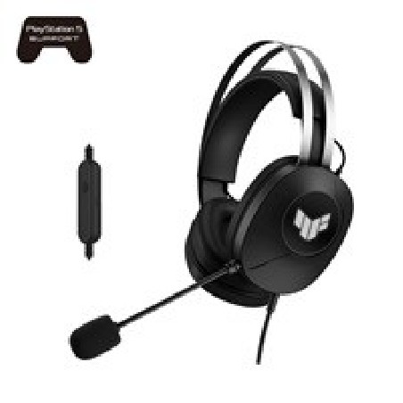 ASUS sluchátka TUF Gaming H1 GEN II, Drátový Herní Headset, černá